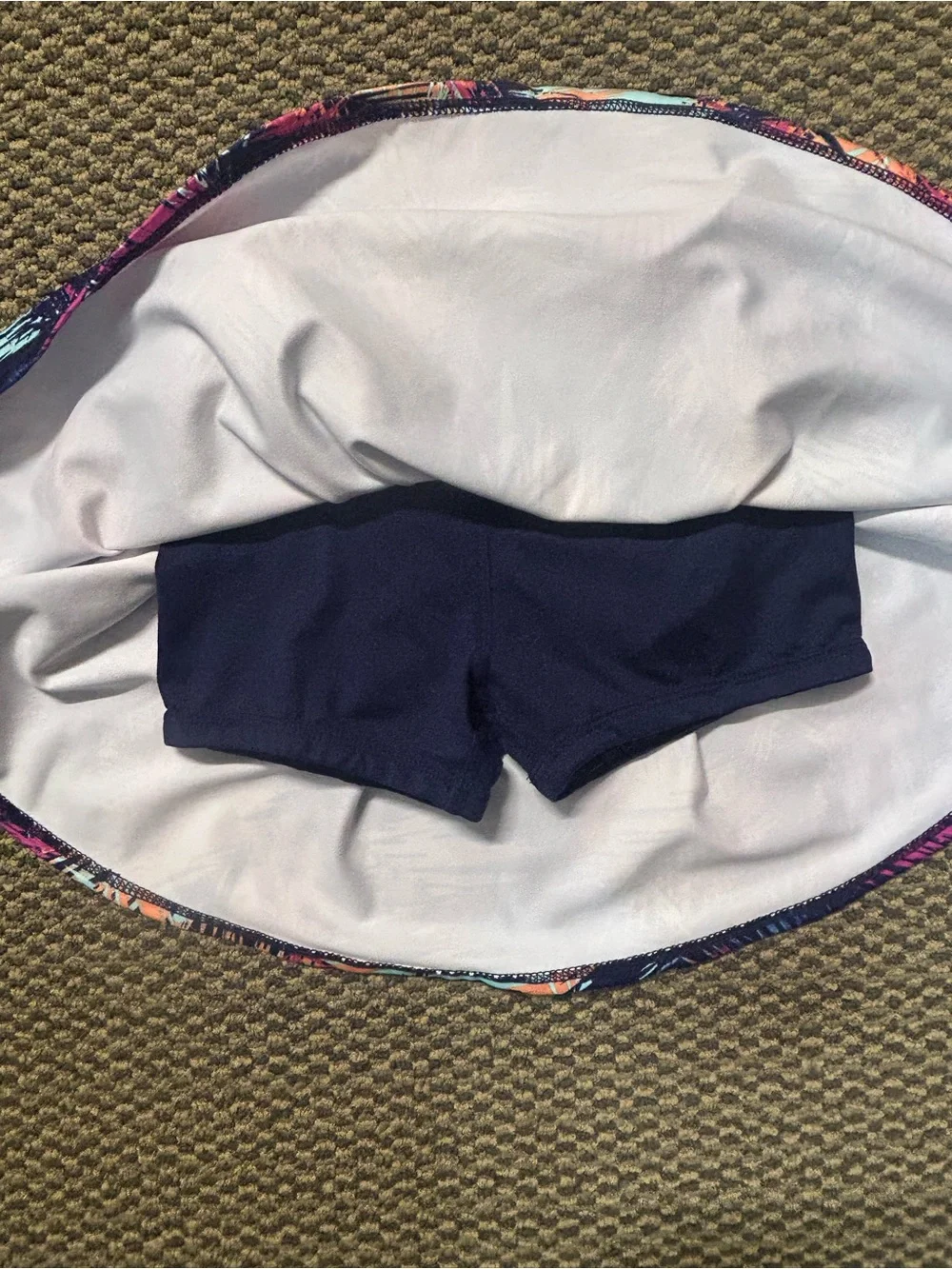 Gymboree Pink and Navy Athletic Skort